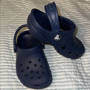 CROCS Kids Navy Blue Clogs